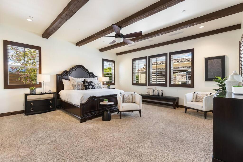 Villa Bella - Private Estate In The Heart Of Palm Desert, Outdoor Amenities, Gym, Game Room Exterior foto